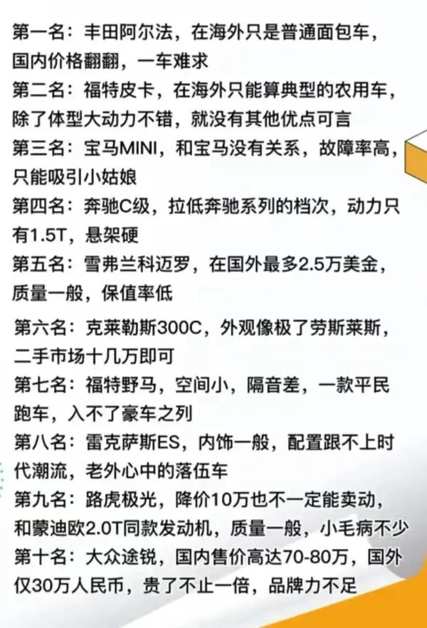 豪车排行榜(豪车排行榜前十名图片)