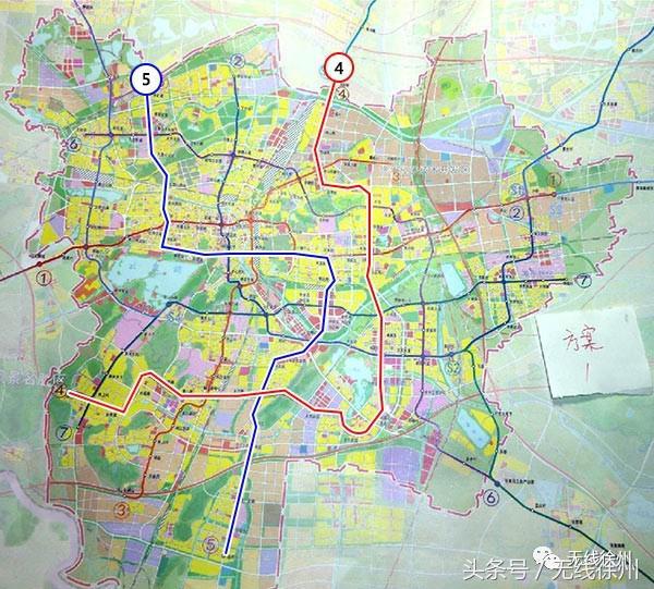 徐州地铁456规划图徐州贾汪轻轨最新规划图徐州地铁7号线最新规划图