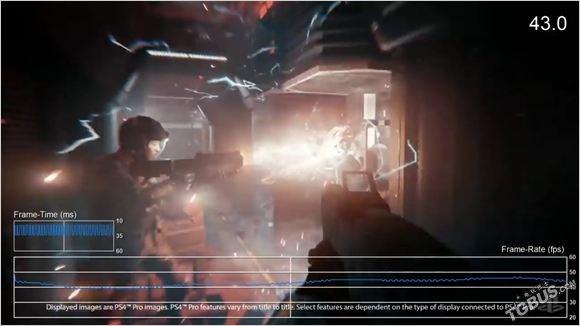 PS4 Pro版《使命召唤：无限战争》早期帧数测试