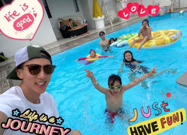 NeiNei在自家办泳池趴，吴尊怕儿媳将来不愿和自己住，Max有妙招