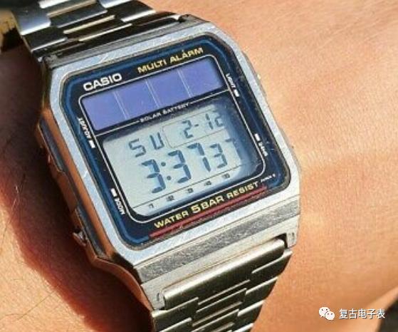 卡西欧光动能初代全金属经济版——CASIO wl 50