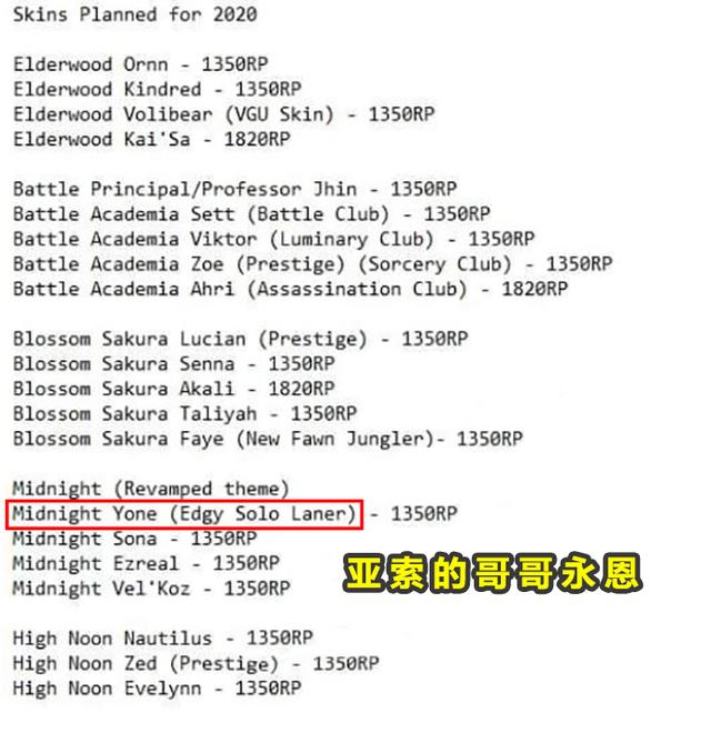 “亚索哥哥”永恩最新线索曝光，或将加入灵魂莲华系列皮肤