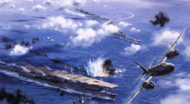 在海戰(zhàn)中，航母如果被擊沉，已經(jīng)起飛的艦載機該如何降落？