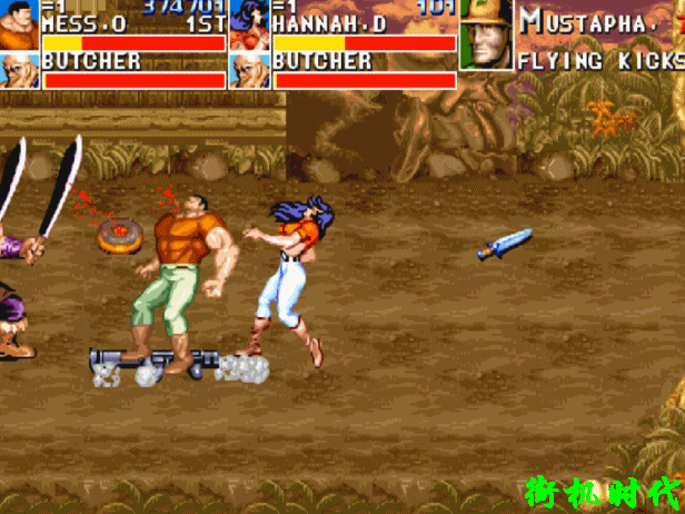 街機游戲最不思議的復活，被砍成兩截還能爬起來