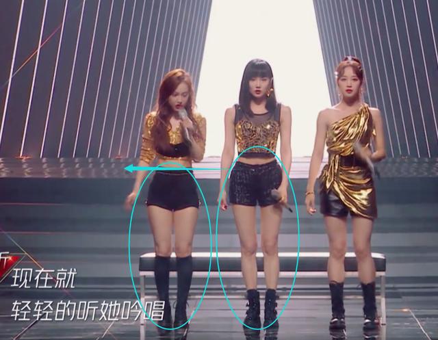 吴昕和黄龄同框太吃亏！两人大腿同样细，却输给身材比例