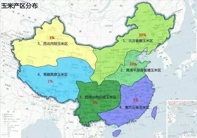 纯干货！中国农业分布地图汇总