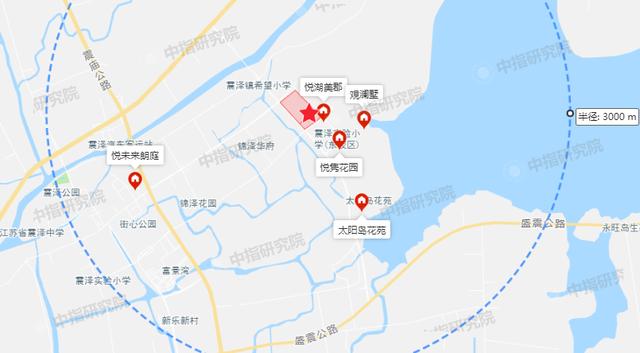 中梁5.35亿摘得苏州震泽镇126亩宅地，周边竞品项