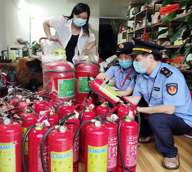 江西于都部门联合开展消防产品专项整治