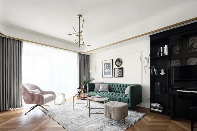 125㎡五口人同住竟然零杂物，家里美得像度假宫殿