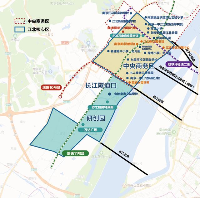 图解 | 江北核心区、中央商务区最新买房地图来了