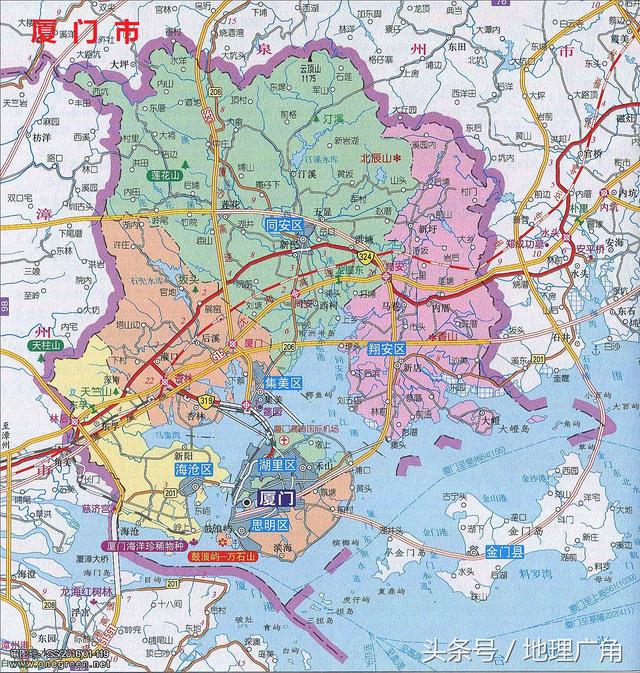 三明市行政区划图