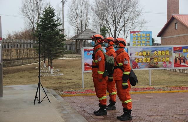 坚守在绿色林海中的火焰蓝