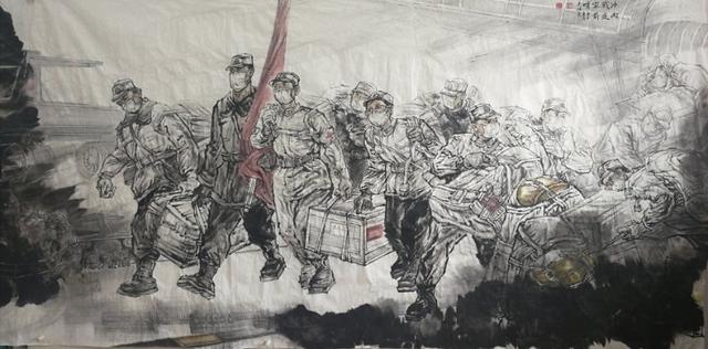 《向军旗致敬》——庆祝八一建军节93周年书画作品展示