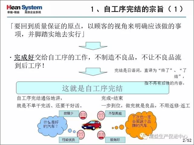 「精益学堂」每位员工都是品质的守护者-自工序完结