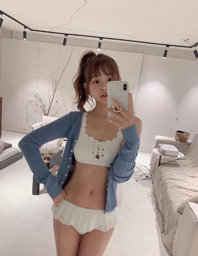 性感尤物，张子萱穿泳衣 秀火辣身材，陈赫看了会不会流鼻血