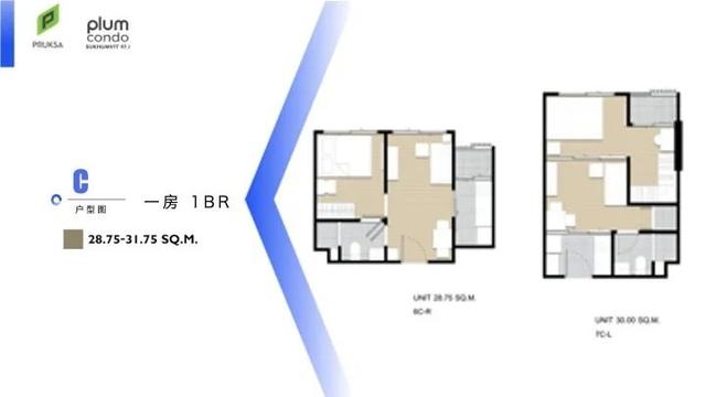 泰国曼谷素坤逸核心区地铁500米丨 普夏Sukhumvit 97