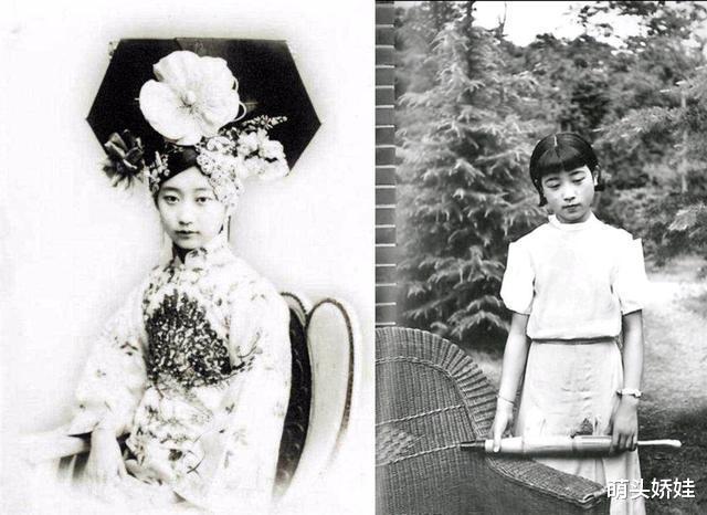 没有化妆美颜，一组老照片带你见识，中国和日本100年前的美女