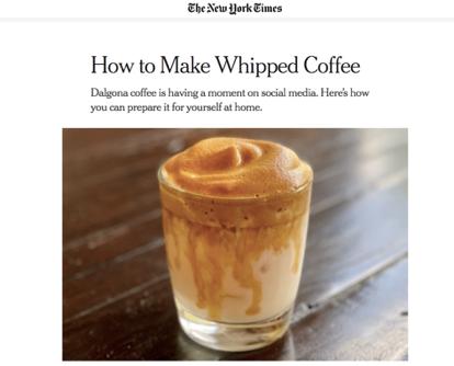 焦糖泡沫咖啡 | 网红咖啡届的「泥石流」，说的可不就是它么