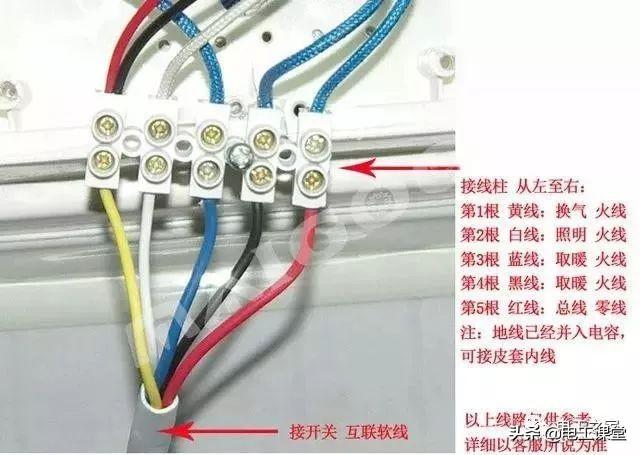 浴霸安装很难？看完浴霸接线图详细图解，自己动手安装不求人