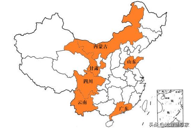 中国自然灾害地图