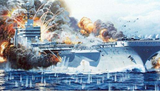 在海戰(zhàn)中，航母如果被擊沉，已經(jīng)起飛的艦載機該如何降落？