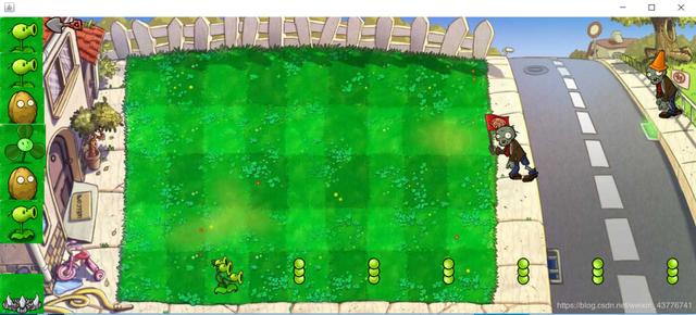 用Java写一个植物大战僵尸简易版