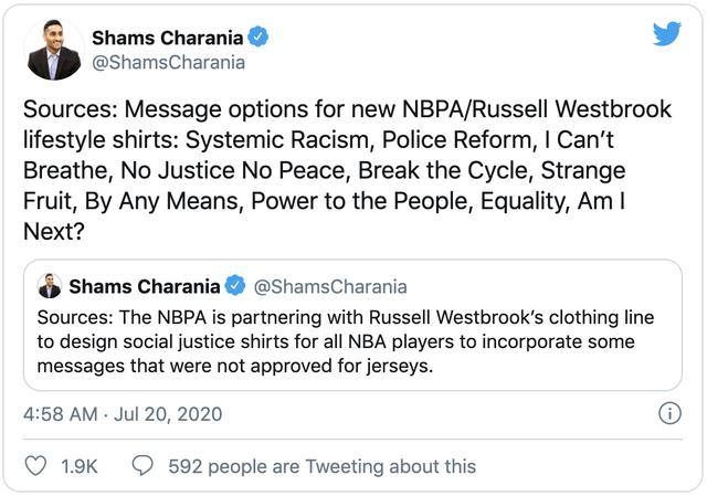 球衣背面平權文字怎麼選？JB提出另類想法，綠軍新星也有興趣！-黑特籃球-NBA新聞影音圖片分享社區