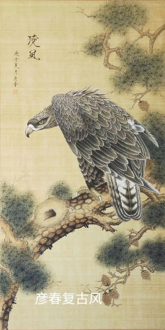 清新淡雅|楚彦春复古风工笔花鸟画(100幅)