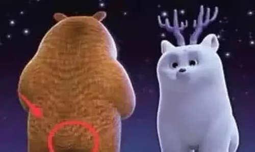 笑到胃痛的穿帮镜头：刘亦菲挺起胸膛，熊二的尾巴怎么回事？