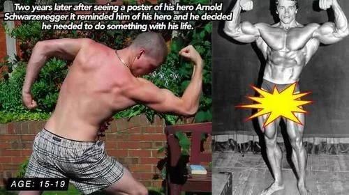 世界上最强壮的男人，梦想成为施瓦辛格，却练