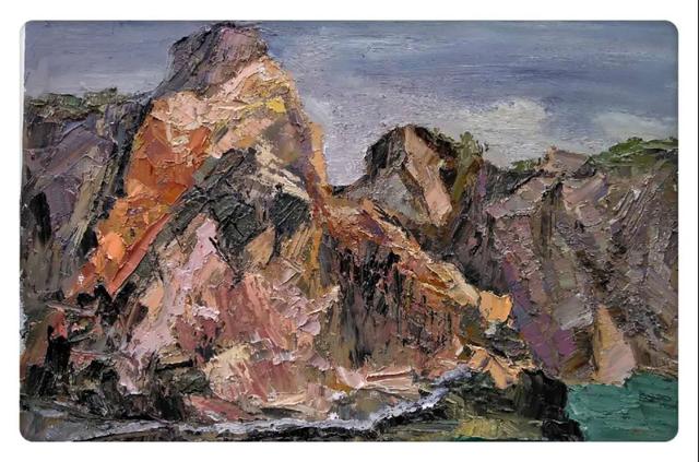 2016年作品油画《柴草垛1》《柴草垛2》参加国家艺术基金表现性人才