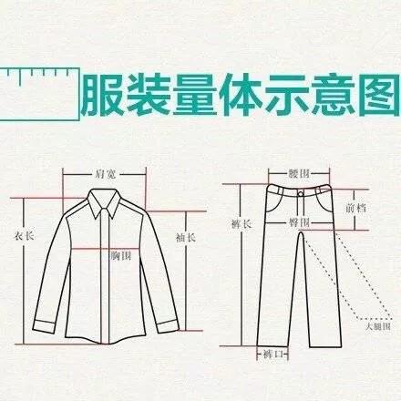 女士衣服尺碼對照表