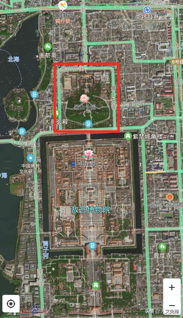 北京景山公园竟是一尊大佛！从高空看那些有趣