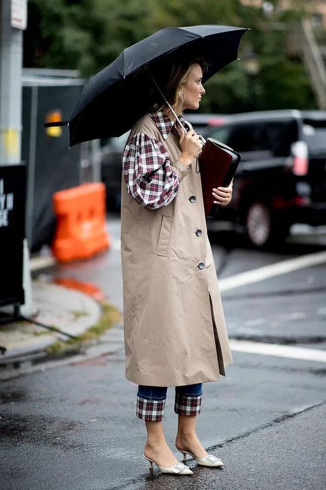 每日穿搭｜下雨天这样穿，让你时髦又有型