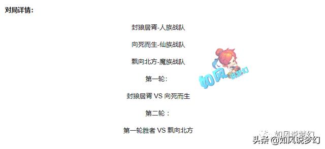 梦幻西游：全民PK赛上演“人魔仙大战”，二狗等4大指挥捉对厮杀