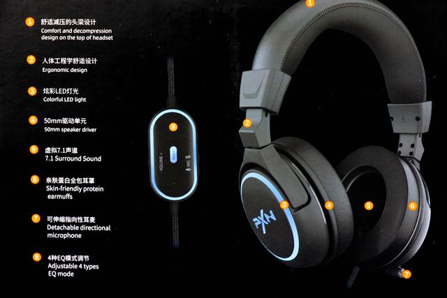 带着舒服，听着更爽。评测莱仕达PXN-U306 头戴式电竞耳机