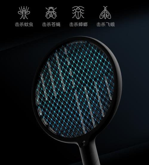 折疊電蚊拍新玩法，自帶誘蚊燈模式，2600v純物理輸出高效滅蚊