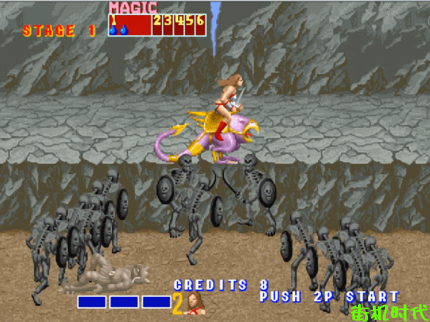 街機(jī)游戲時(shí)間耗盡不但不死，還把系統(tǒng)怪當(dāng)成玩物