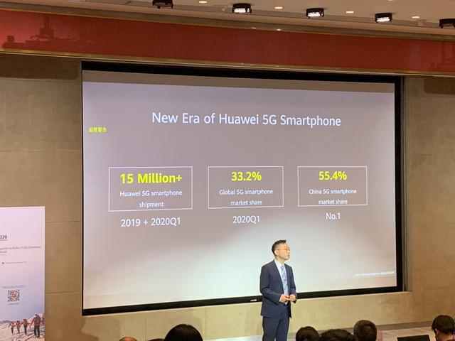 华为5G手机已出货1500万台，一季度国内市占率5