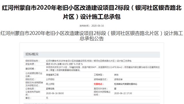 投入6030万，3个月完工！蒙自65个老单位宿舍改造名单来了