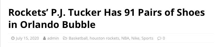 91雙！NBA鞋王太豪：復賽每天穿新鞋，進總冠軍賽將穿30萬天價鞋