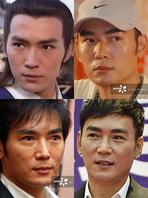 男星颜值发展史，郭德纲完胜黄晓明金城武，颜值二十多年完全没变