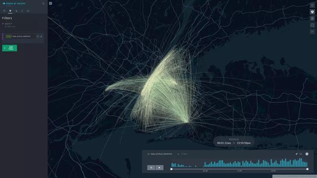 Python+Kepler.gl轻松制作时间轮播地图
