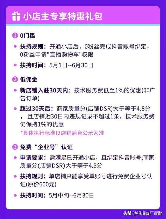 2020年最新抖音小店开通条件及开通流程详解 抖音小店无货源 第1张