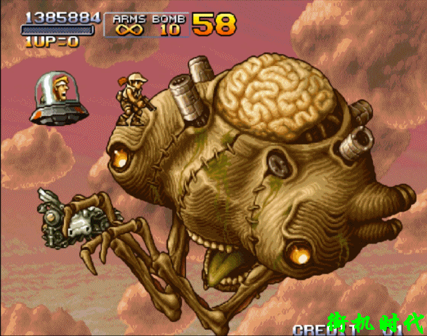 街機(jī)游戲最不思議的復(fù)活，被砍成兩截還能爬起來(lái)