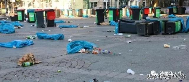 德国深夜突发暴乱 39人被捕 歌剧院广场一片狼藉