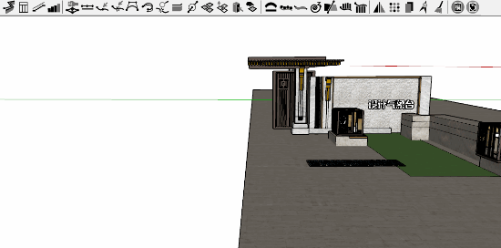 同事连夜建的SU模型，结果我用神器五分钟就建好