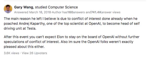 GPT-3为什么怼起了前老板？马斯克：和OpenAI道不同不相为谋