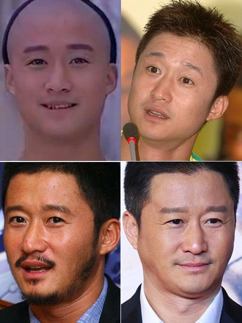 男星颜值发展史，郭德纲完胜黄晓明金城武，颜值二十多年完全没变