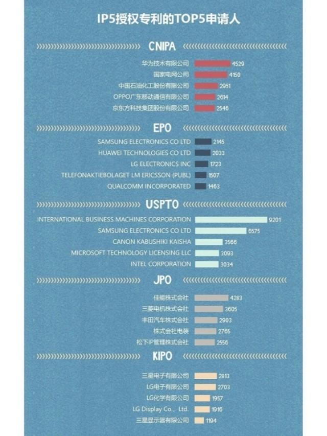 IP5的授权专利